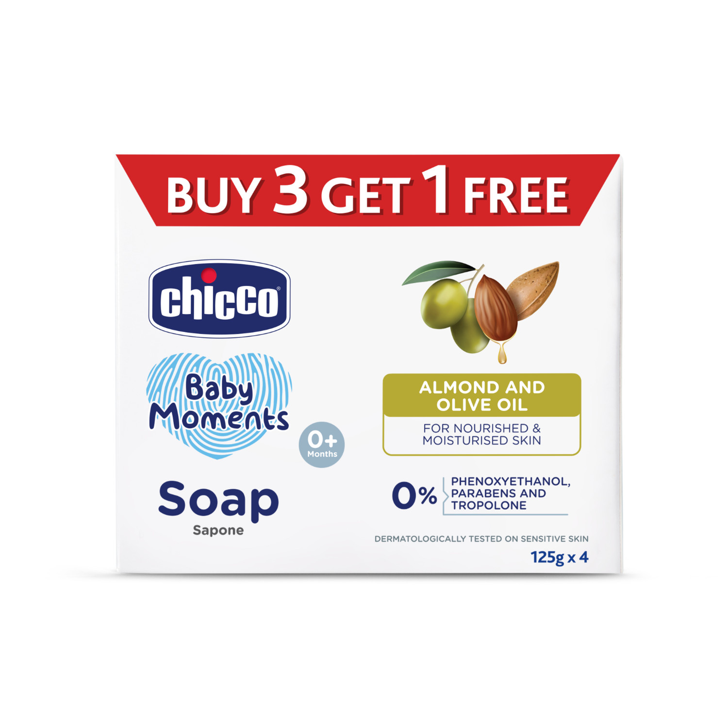 Baby Soap (75g) Buy 3 Get 1 Free-75Gm